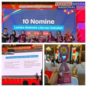 Penghargaan lomba web literasi sekolah